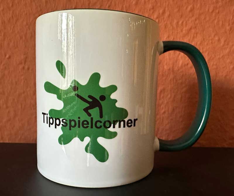 Tippspielcorner-Tasse zu gewinnen