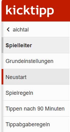 Kicktipp: Neustart auf neue Saison