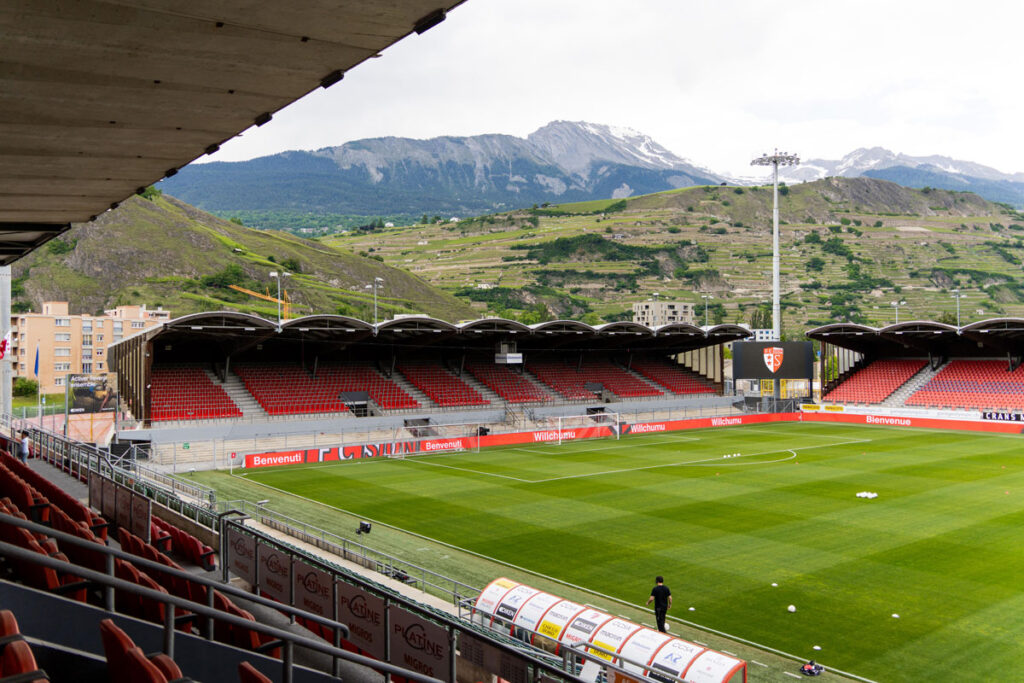 Stade de Tourbillon in Sion (Sitten)