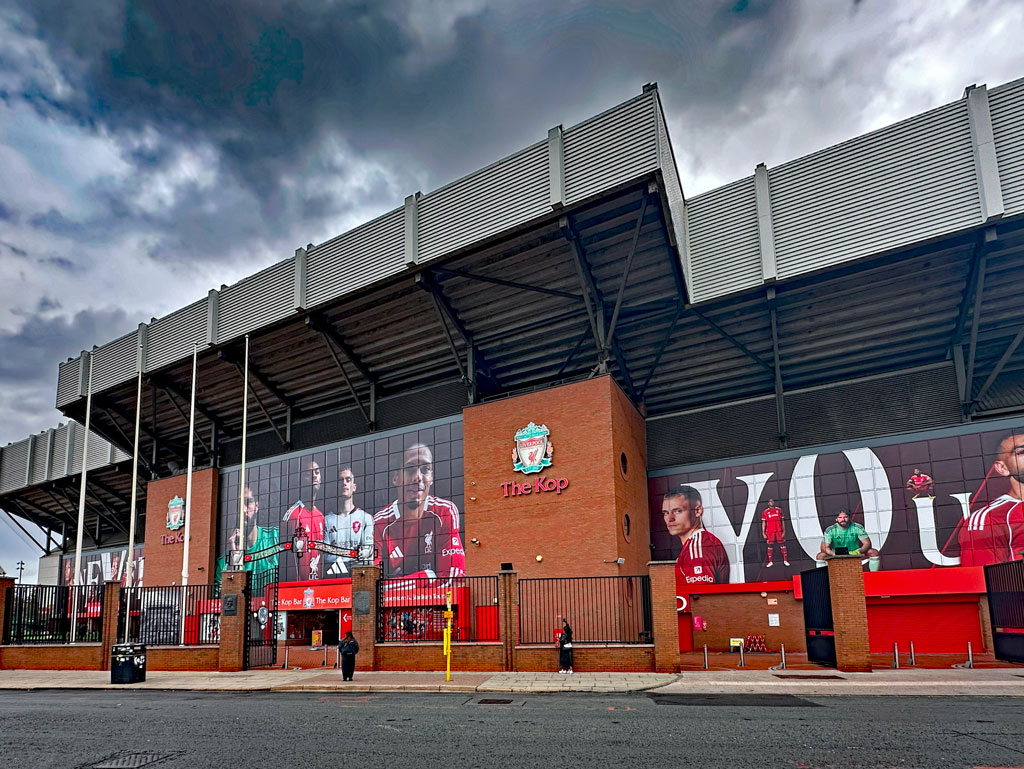 Anfield Stadion von außen