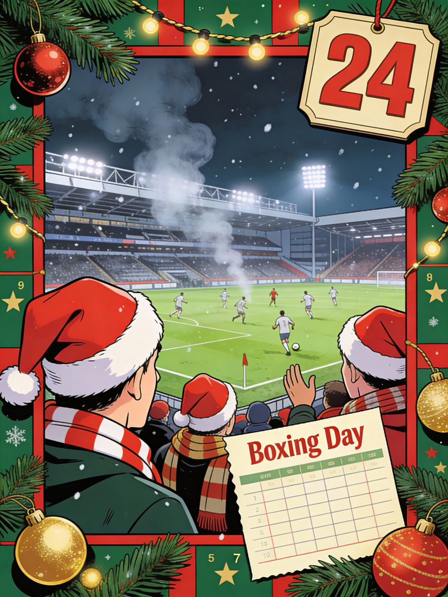 Am Boxing Day (26. Dezember) wird in England traditionell Fußball gespielt