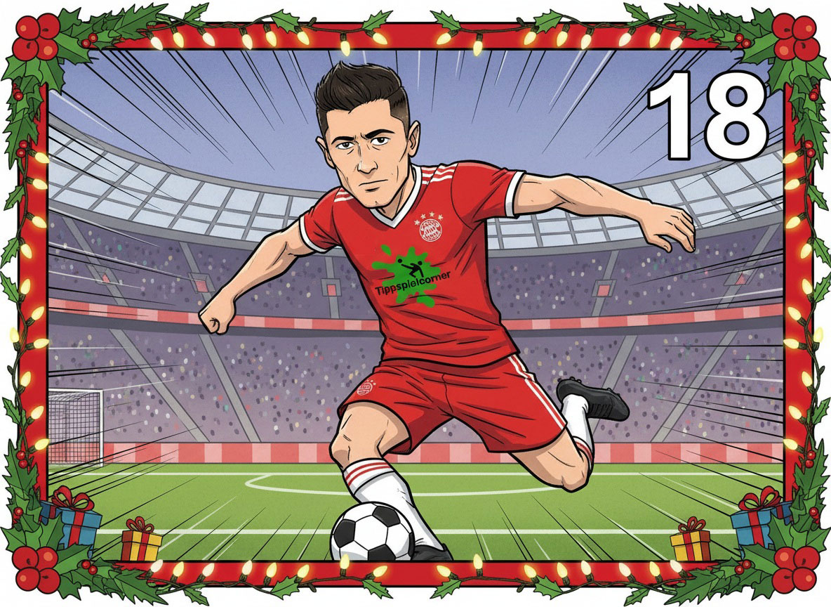 Robert Lewandowski erzielte fünf Tore in neun Minuten