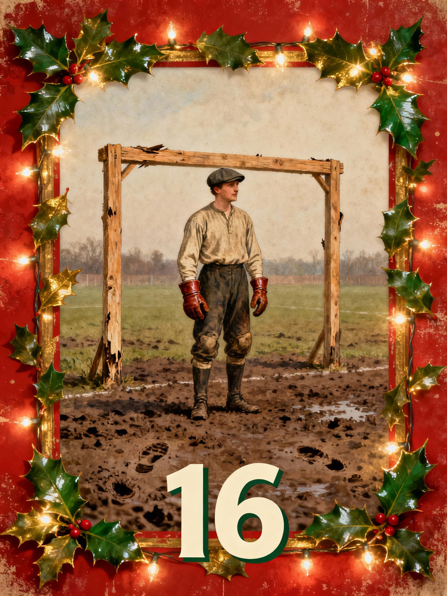 Die Position des Torwarts wurde erst 1871 eingeführt.