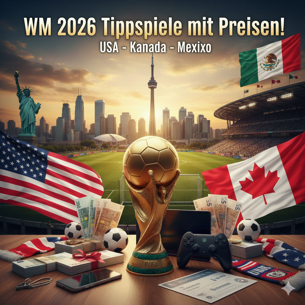 WM-Tippspiele 2026 mit Preisen zu gewinnen