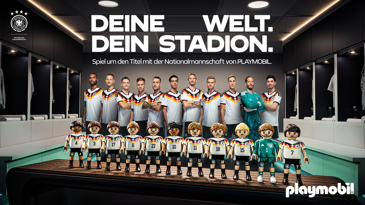 Die deutsche Nationalmannschaft gibt es jetzt auch als Playmobilfiguren